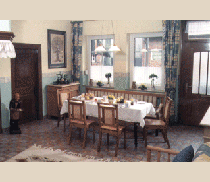 Das Wohnzimmer in der Ferienwohnung Bauernhaus auf dem Ferienhof Epker in Steinfurt